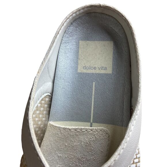 Dolce Vita Sneakers Size 8.5 Lian Lace-Up Slip-On Espadrille Platform Leather - Picture 2 of 12